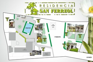 Carte de l’hébergement