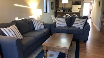 Smart TV, lettore DVD, libri, videoteca