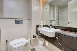 Apartment | Bathroom | Shower, towels - Luton Vacation Homes Roy Mediterrian (Dubai)