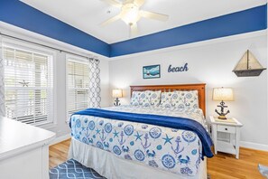 4 slaapkamers, een strijkplank/strijkijzer, wifi, beddengoed