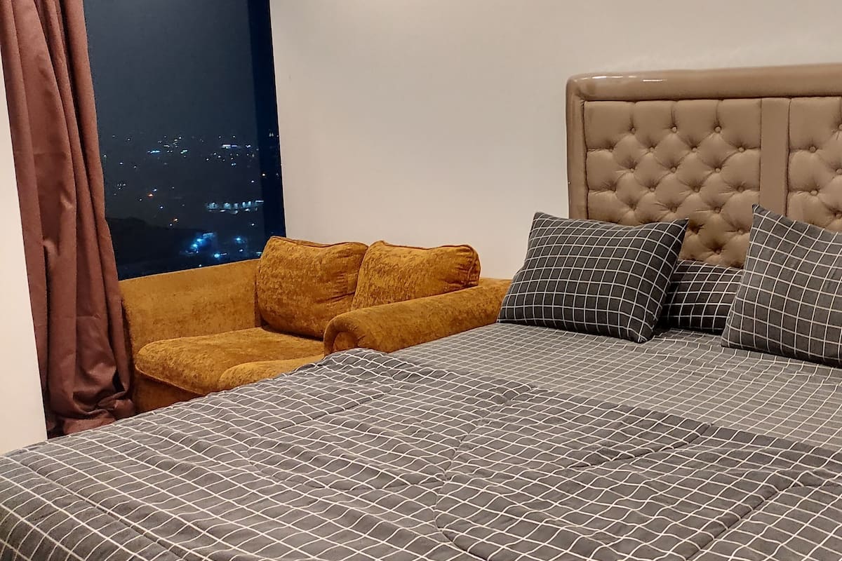 Studio without Kitchen | 1 bilik tidur, langsir/tirai gelap terus, Wi-fi percuma, cadar katil