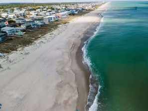 Vlak bij het strand