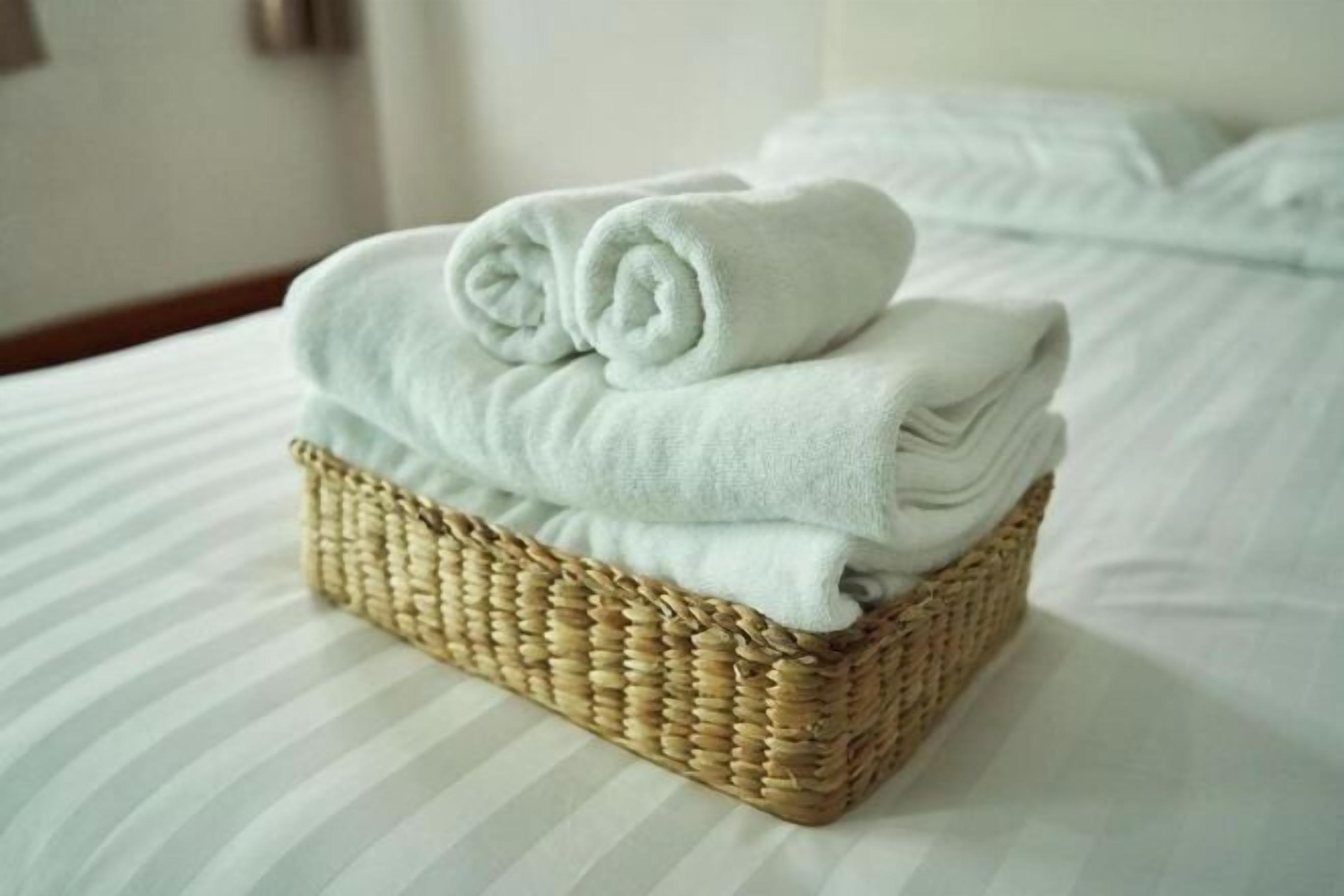 Desk, blackout curtains, free WiFi, bed sheets