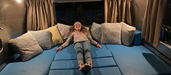Melissa Belle is a luxury, Vintage Airstream that is based in Etties Field
