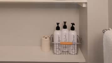 Hair dryer, towels