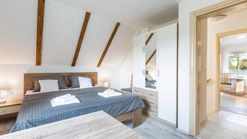 2 slaapkamers, een kluis op de kamer, reisbedje, gratis wifi