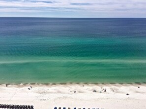 On the beach, sun-loungers - Tidewater - Top first-line beach views! Updated 2br/3bt condo; Walk to Pier Park (Panama City Beach)