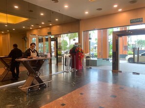 Lobby sitting area