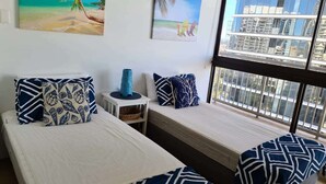 2 habitaciones, tabla de planchar con plancha y wifi gratis 
