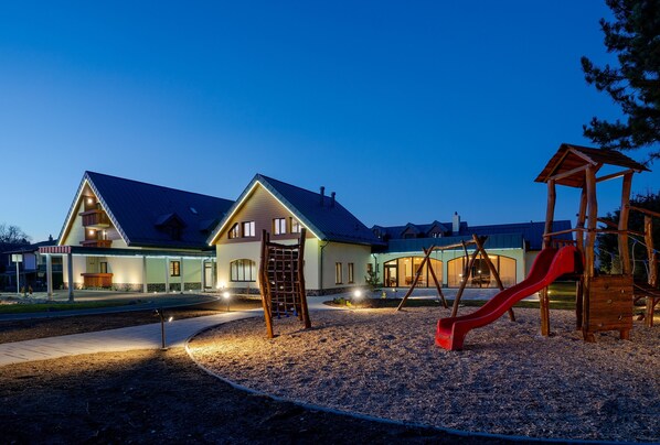 Front of property – evening/night