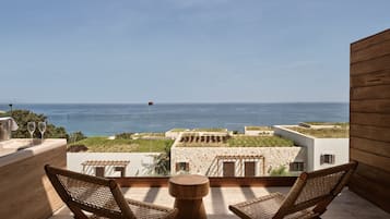 Spa Suite Sea View Outdoor Hot Tub | 2 chambres, minibar, coffres-forts dans les chambres, bureau