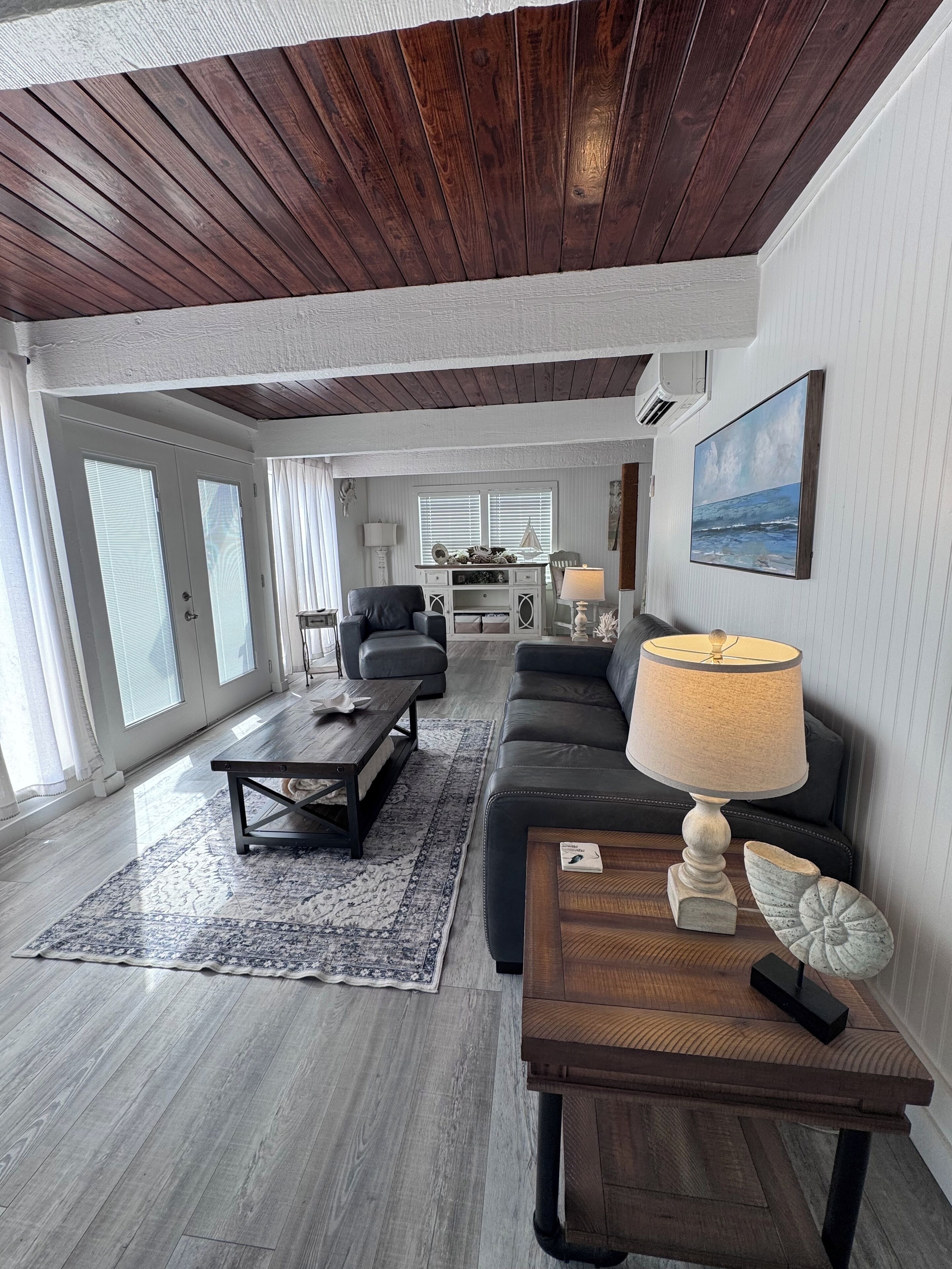 TV, DVD player, stereo