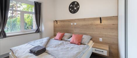 1 bedroom, hypo-allergenic bedding, memory-foam beds, free WiFi