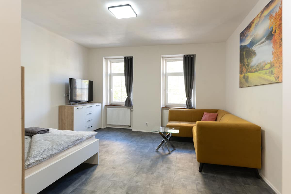 Comfort Apartment (4) | Hypo-allergenic bedding available, memory foam beds, WiFi (free)