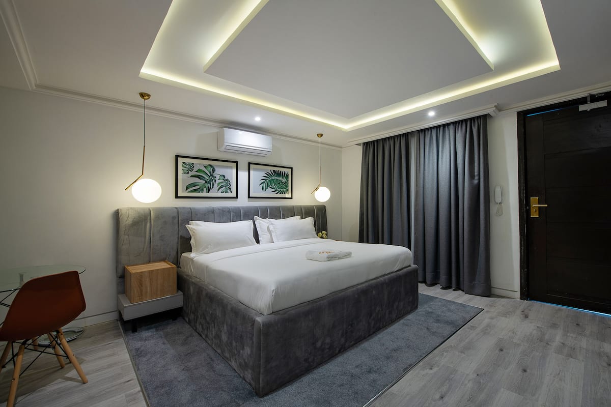 Monolocale Classic, 1 camera da letto, accesso alla piscina, vista giardino | 1 camera, biancheria da letto di alta qualità, materassi a doppio strato