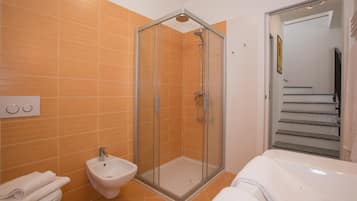 Family House, Multiple Bedrooms, 2 Bathrooms (Lenno Dolcelago) | Bathroom | Shower, rainfall showerhead, free toiletries, hair dryer