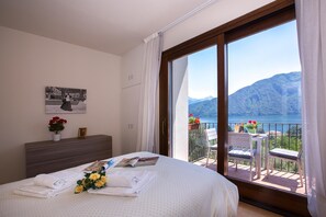 Familienapartment, Mehrere Schlafzimmer, 2 Bäder, Bergseite (Bellavista Mezzegra)