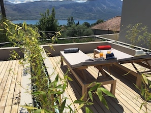 Property grounds - Elsa Modern Apartments. Οne bed Upper level Apt5. (Pogonia)