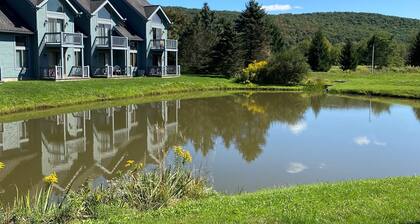 Across from Holiday Valley, sleeps 8, entire TH, walk to VLG, CLEAN, updated