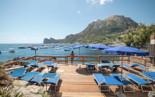 Property grounds - Apartment Marte with Sea View and Pool (Nerano)