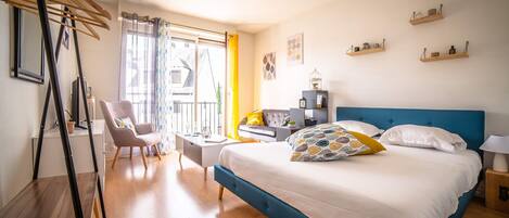 1 bedroom, iron/ironing board, free WiFi, bed sheets