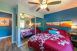 2 bedrooms, iron/ironing board, free WiFi, bed sheets