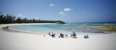 Sun loungers, beach towels