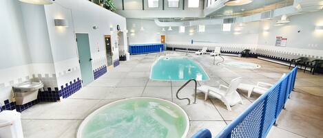 Indoor pool, a heated pool