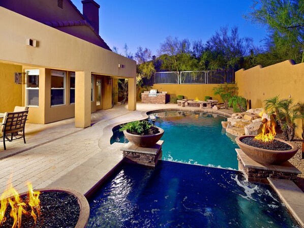 Enjoy your private resort-style heated pool and spa!