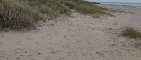 Beach nearby, sun-loungers