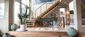 We are two artists who enjoy sharing our home to caring and curious guests!