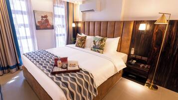 Luxury Room, 1 King Bed | Down comforters, pillowtop beds, individually decorated