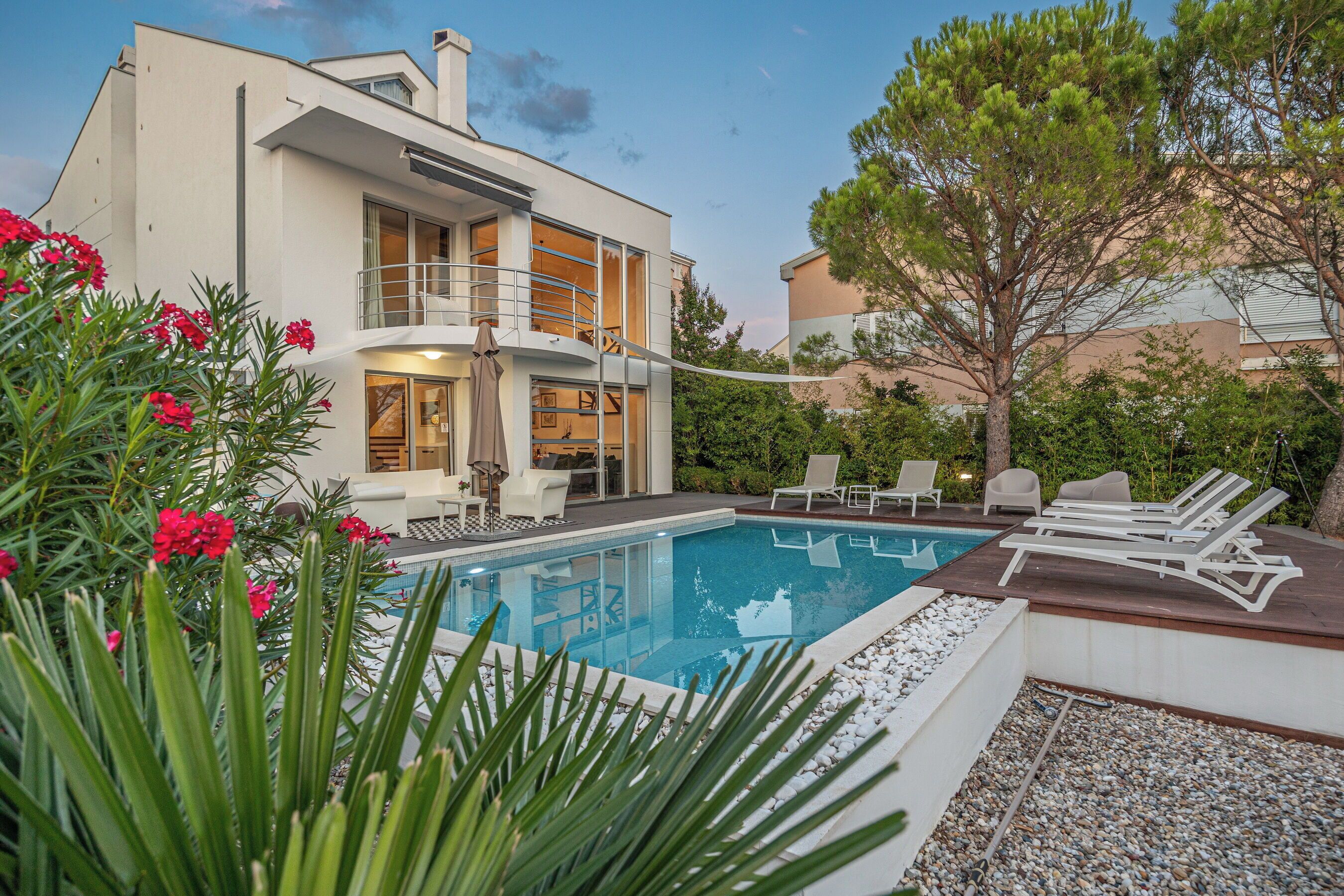 Alberca al aire libre 