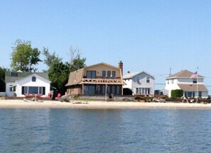 Exterior - Beach Brick House on Lake Ontario sandy beach front (Rochester)