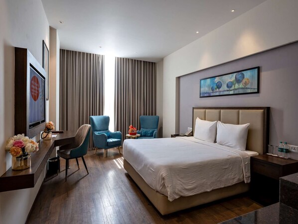 Bộ trải giường bằng vải cotton Ai Cập, bộ đồ giường cao cấp, minibar