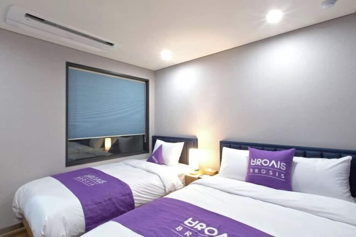 1 Schlafzimmer, individuell dekoriert, individuell eingerichtet