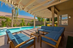 Outdoor pool, a heated pool - Lush Desert Living - Walking distance to Coachella (Indio)