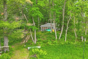 Property grounds - Lakefront Cabin w/ Fire Pit, Dock, & Boat Rental (Augusta)