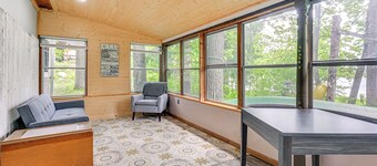 Lakefront Cabin w/ Fire Pit, Dock, & Boat Rental