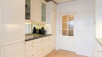 Kühlschrank, Mikrowelle, Ofen, Geschirrspüler