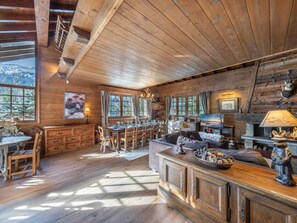 Interior - Authentic and spacious chalet with jacuzzi and hammam, near Méribel center (Méribel)