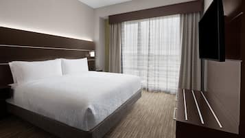Hypo-allergenic bedding, in-room safe, individually decorated