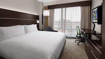 Hypo-allergenic bedding, in-room safe, individually decorated