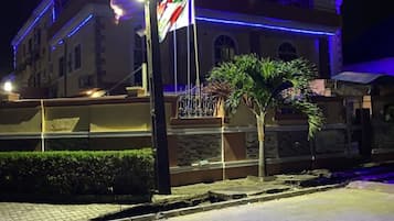 Front of property – evening/night
