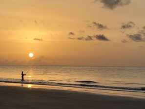 Tæt på stranden, liggestole