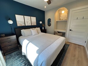 3 habitaciones, tabla de planchar con plancha, wifi y ropa de cama