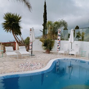 屋外プール、温水プール