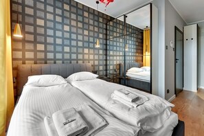 Apartment | 1 Schlafzimmer, hochwertige Bettwaren, Verdunkelungsvorhänge