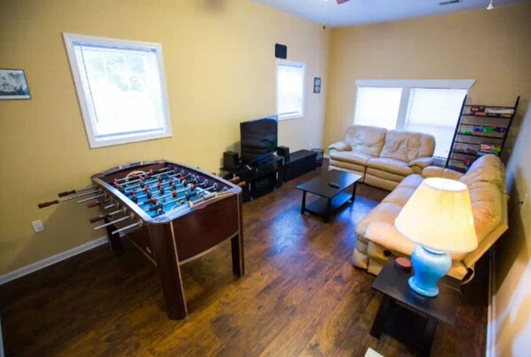 TV, table football