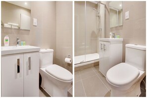 Classic Twin Room, Accessible, Ensuite | Bathroom - Civic Hotel (Hounslow)